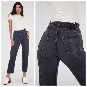 NEW EB Denim OG Reinvented Jeans (Sz 24) Reworked Levi's Washed Black / Gray